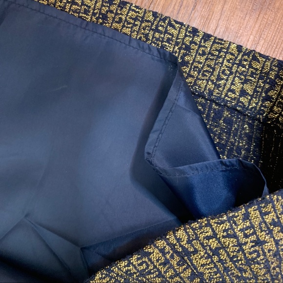 Tucker for Target Metallic Gold&Navy Pencil Skirt - Picture 8 of 8